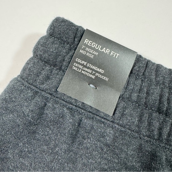 New Adidas Multi Sport Sweat Shorts Black Melange - Picture 7 of 9